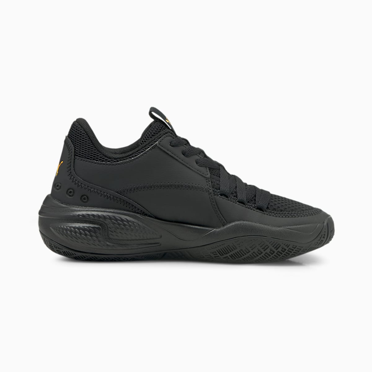 Basketbalove Tenisky Puma Court Rider 2.0 Pop JR Chlapcenske Čierne/Oranžové | SK310645