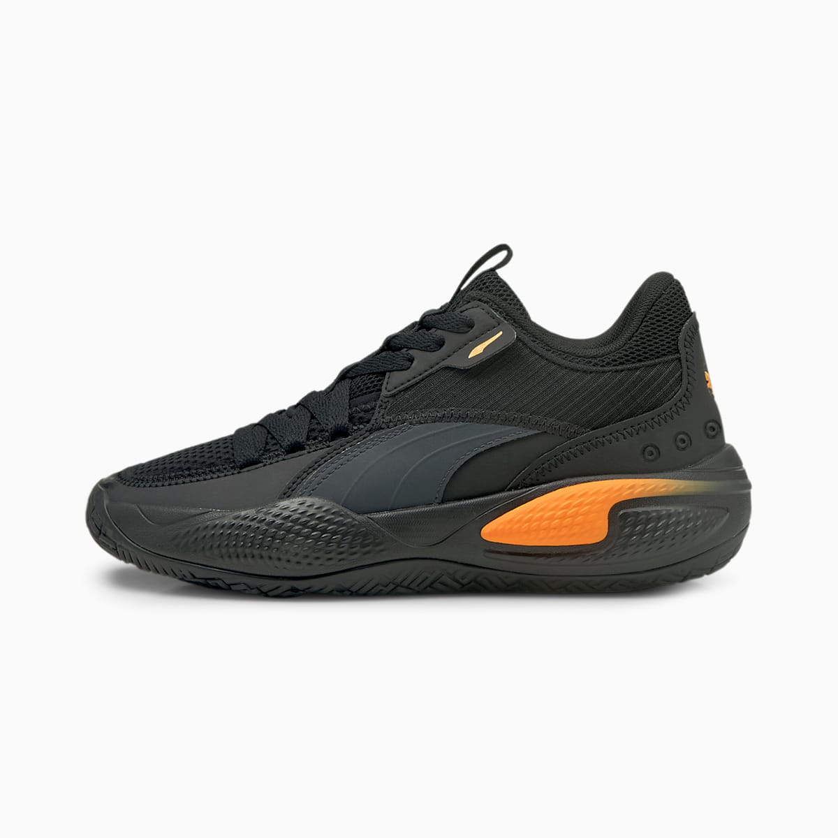 Basketbalove Tenisky Puma Court Rider 2.0 Pop JR Chlapcenske Čierne/Oranžové | SK310645