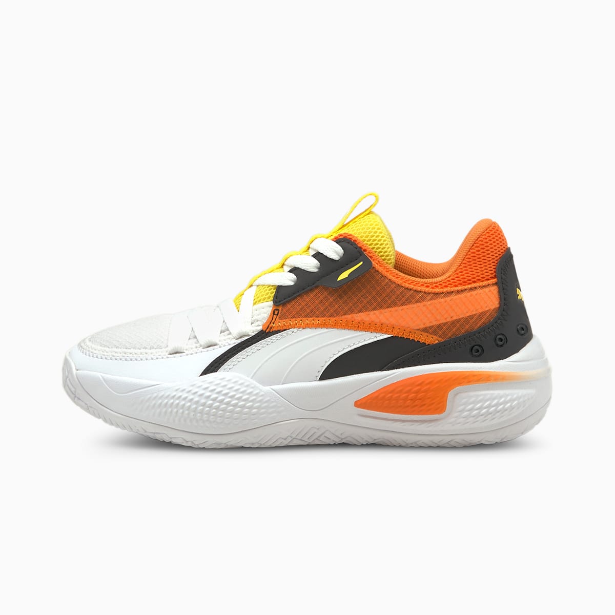 Basketbalove Tenisky Puma Court Rider Court Crush JR Dievcenske Biele | SK196708