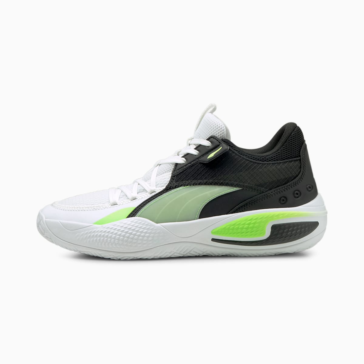 Basketbalove Tenisky Puma Court Rider I Damske Biele/Zelene | SK738625