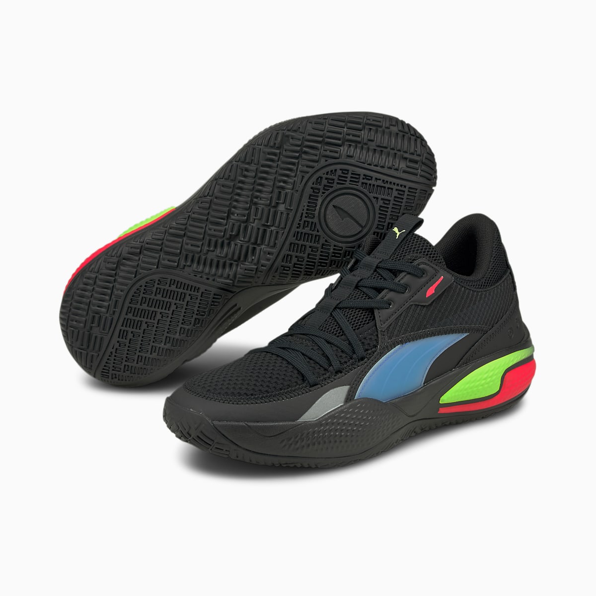 Basketbalove Tenisky Puma Court Rider Pop Damske Čierne/Modre | SK271594