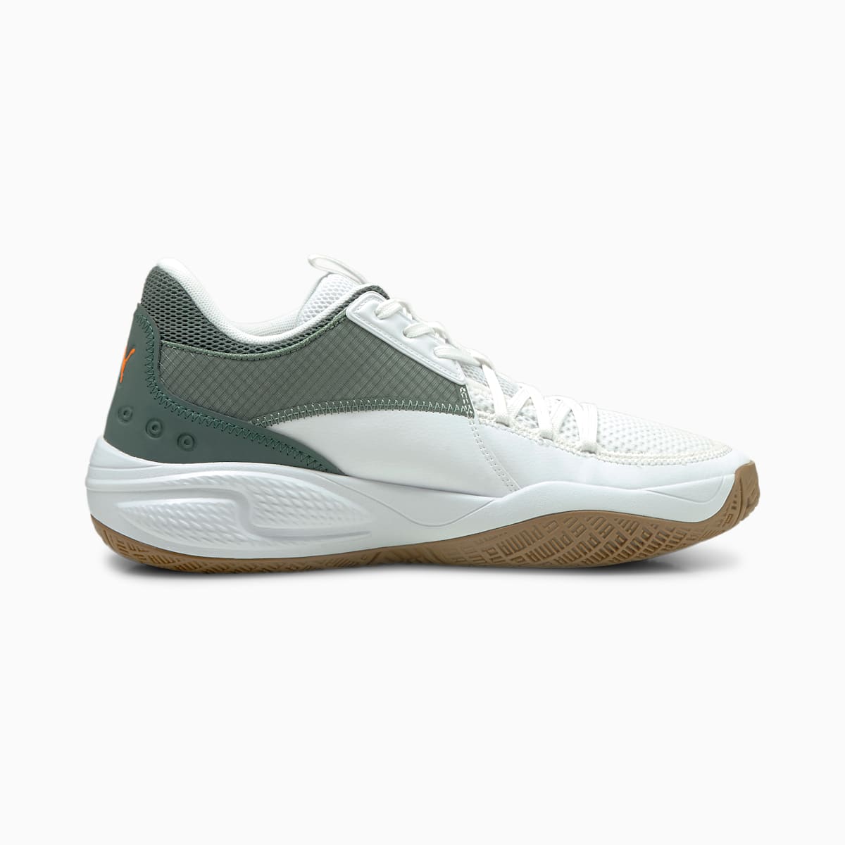 Basketbalove Tenisky Puma Court Rider Pop Panske Biele/Oranžové | SK572346