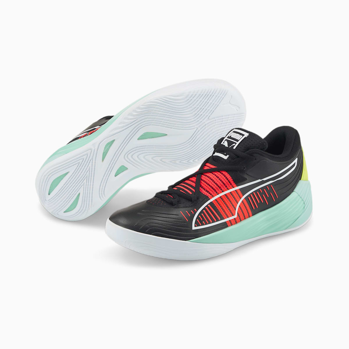 Basketbalove Tenisky Puma Fusion Nitro Damske Čierne/Modre | SK475321