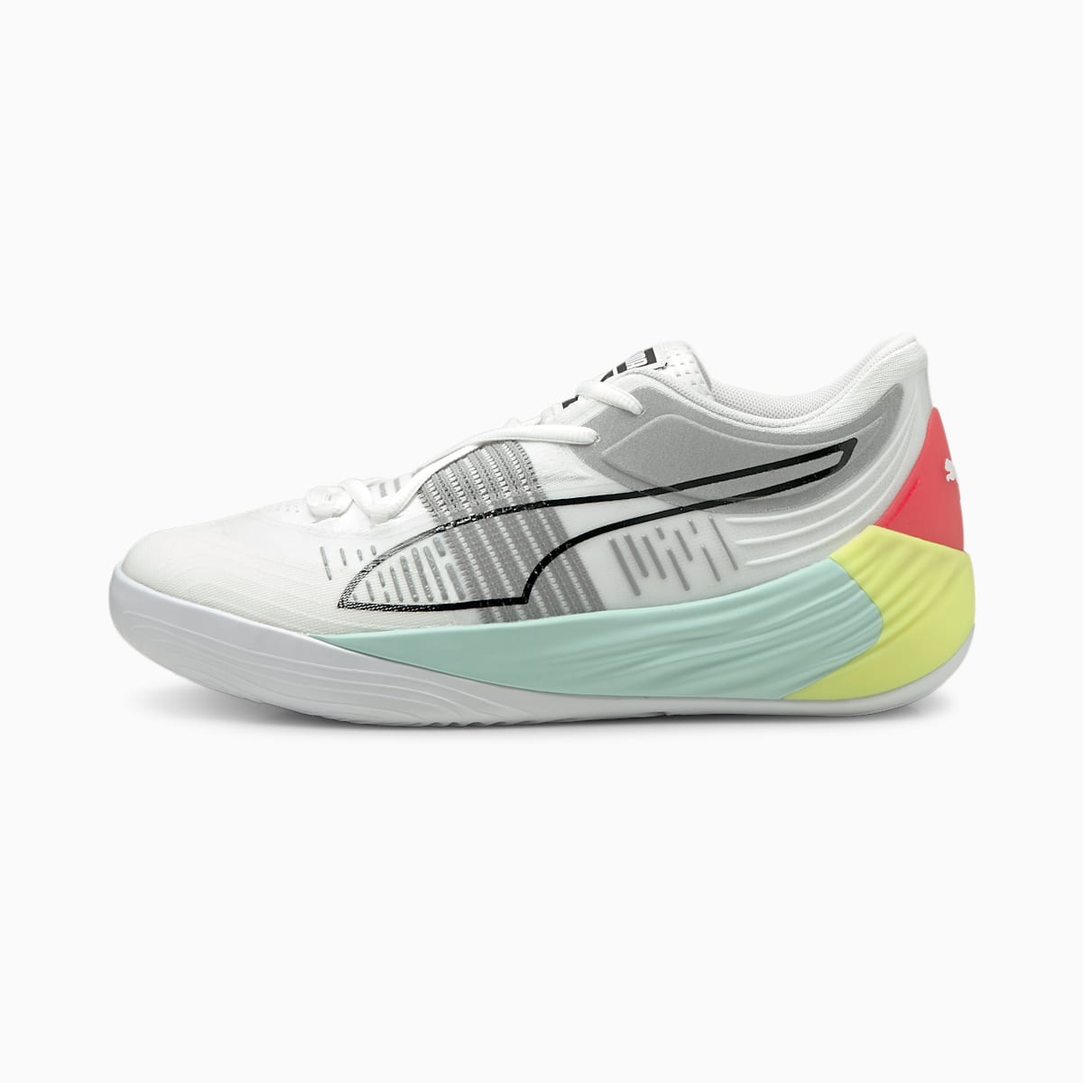 Basketbalove Tenisky Puma Fusion Nitro Damske Biele/Modre | SK627145