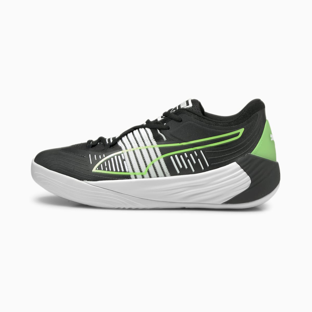 Basketbalove Tenisky Puma Fusion Nitro Damske Čierne/Zelene | SK852307