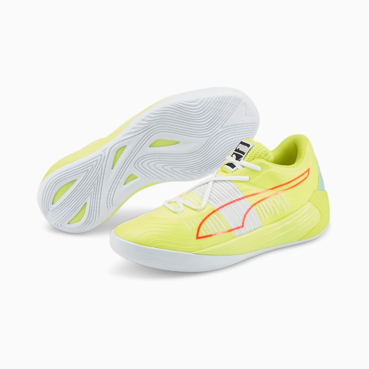 Basketbalove Tenisky Puma Fusion Nitro Panske Žlté/Oranžové | SK842563