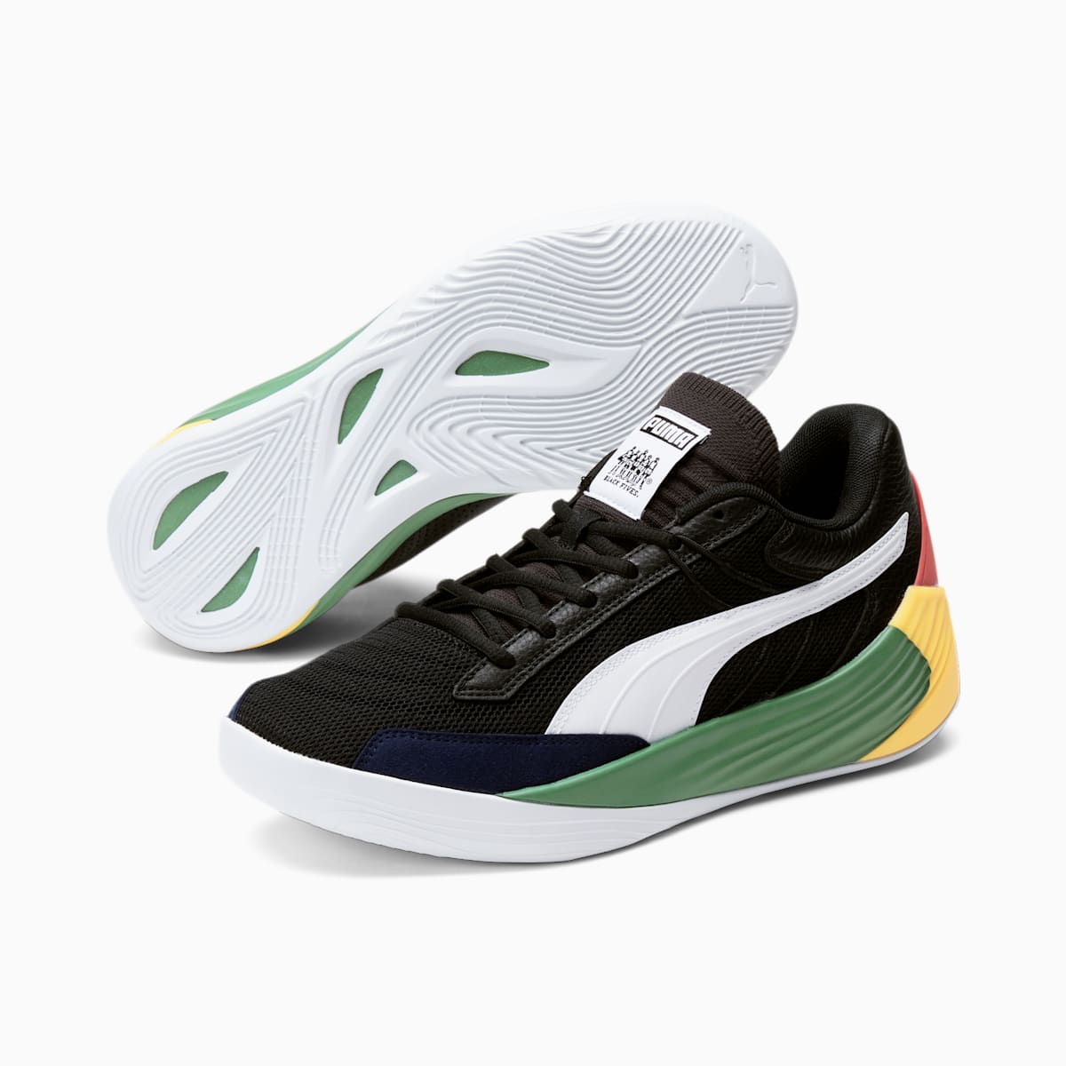 Basketbalove Tenisky Puma PUMA x BLACK FIVES Fusion NITRO Damske Čierne/Zelene | SK197234