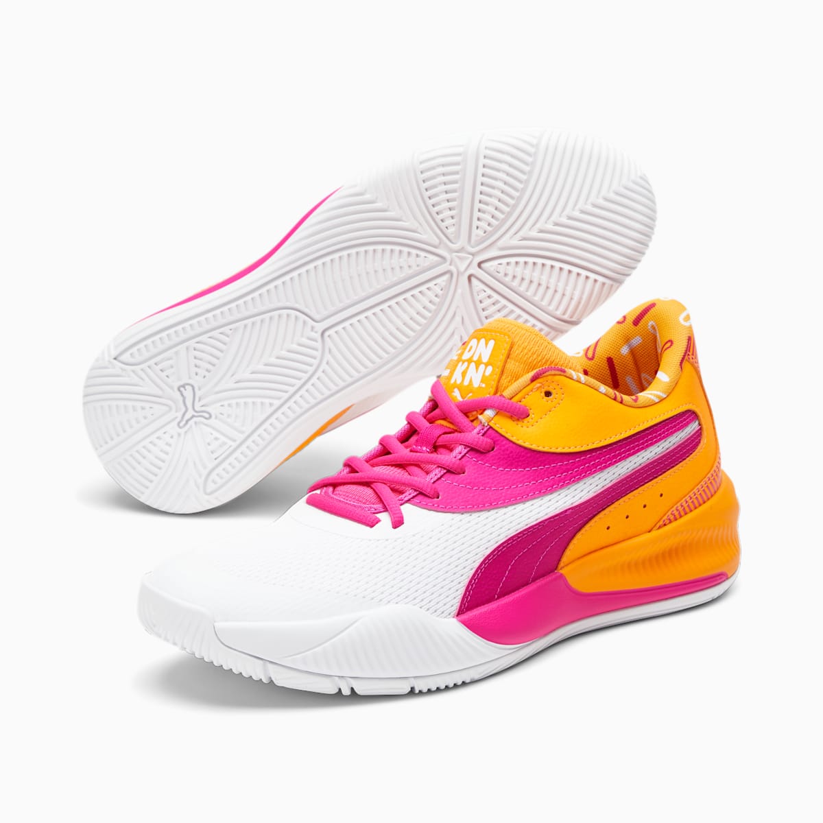 Basketbalove Tenisky Puma PUMA x DUNKIN' Triple Damske Biele/Ruzove | SK490723