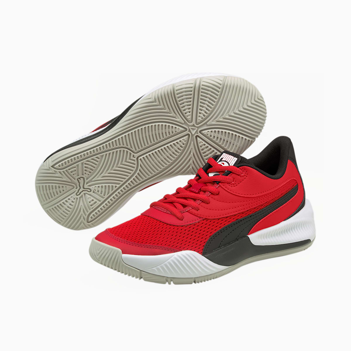 Basketbalove Tenisky Puma Triple Basketball JR Dievcenske Červené/Čierne | SK398407