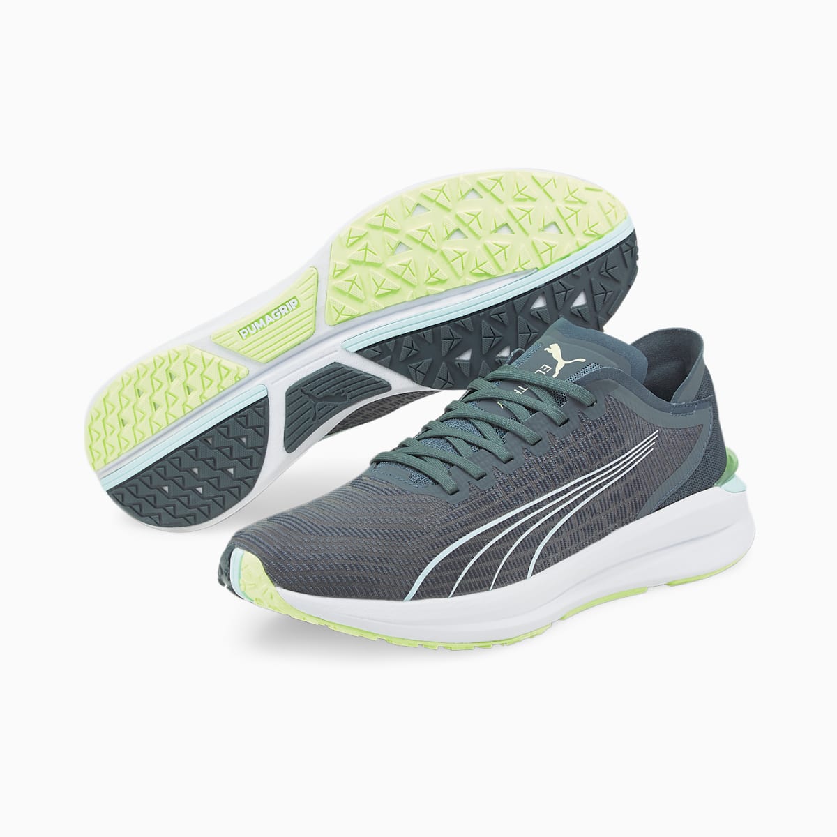 Bezecke Topanky Puma Electrify Nitro Panske Tmavo Zelene | SK973624