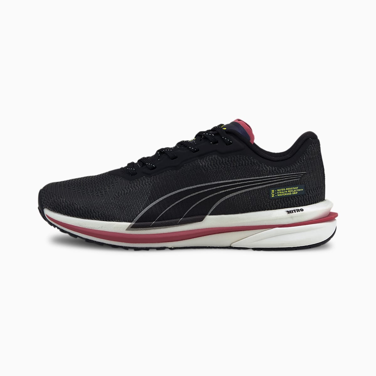 Bezecke Topanky Puma Velocity Nitro WTR Damske Čierne/Strieborne/Žlté | SK756140