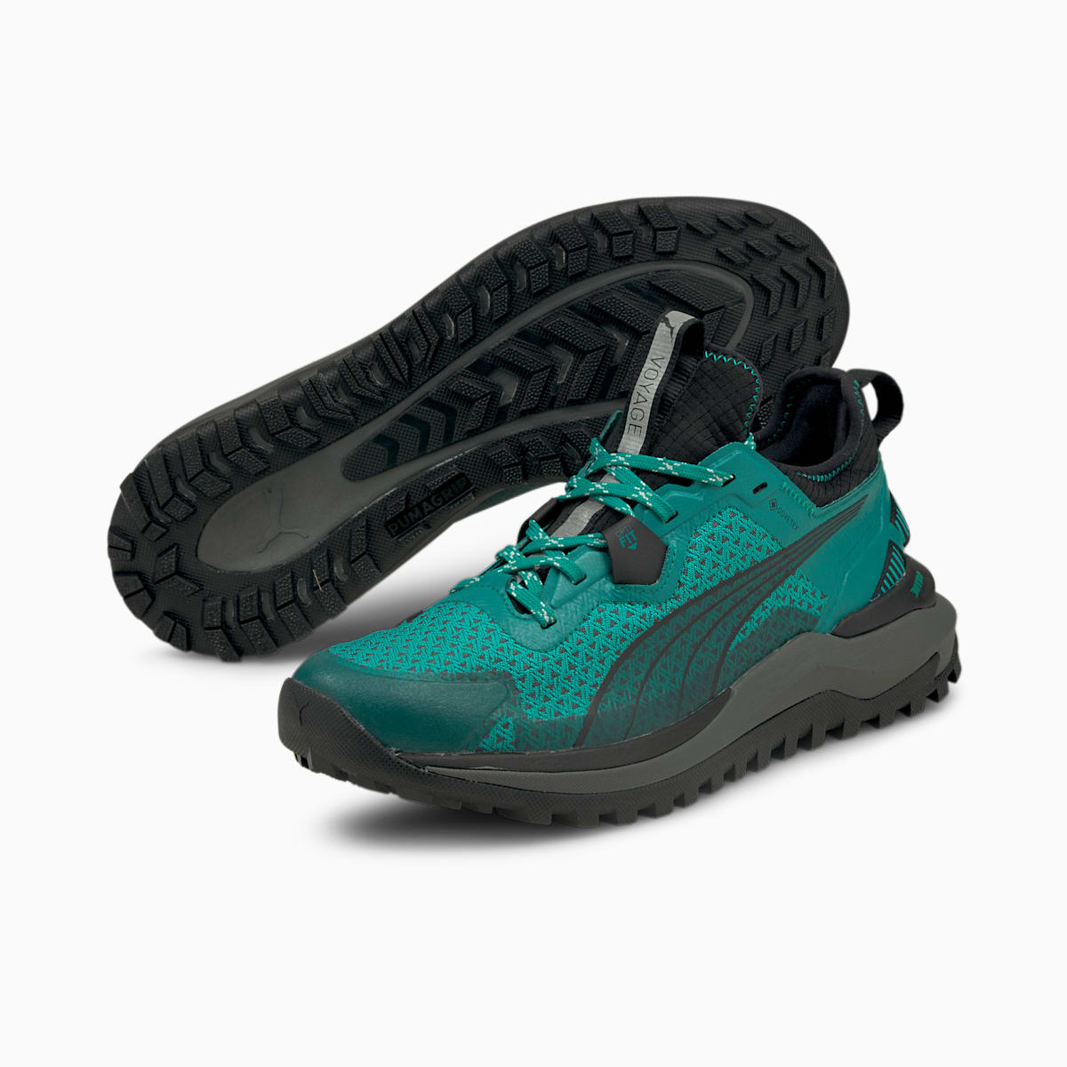 Bezecke Topanky Puma Voyage Nitro Gore-Tex Panske Zelene/Čierne | SK409612