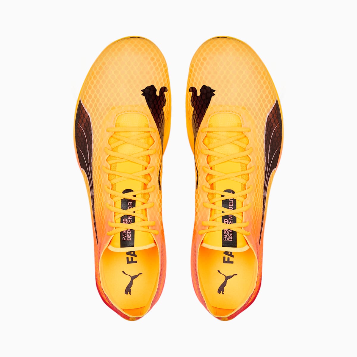 Bezecke Topanky Puma evoSPEED Distance Nitro Elite Track and Field Spikes Panske Oranžové/Čierne | SK123960