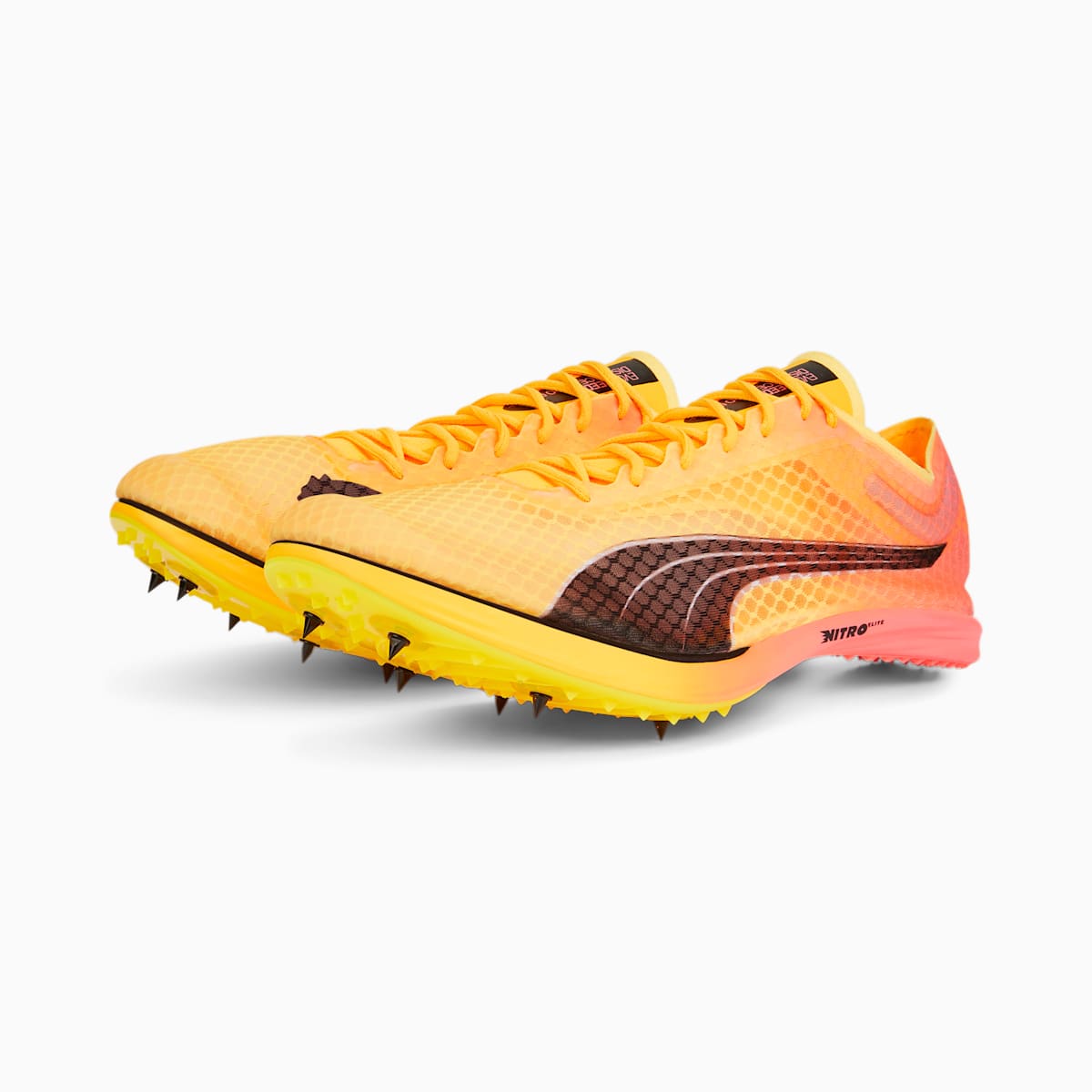 Bezecke Topanky Puma evoSPEED Distance Nitro Elite Track and Field Spikes Damske Oranžové/Čierne | SK560437