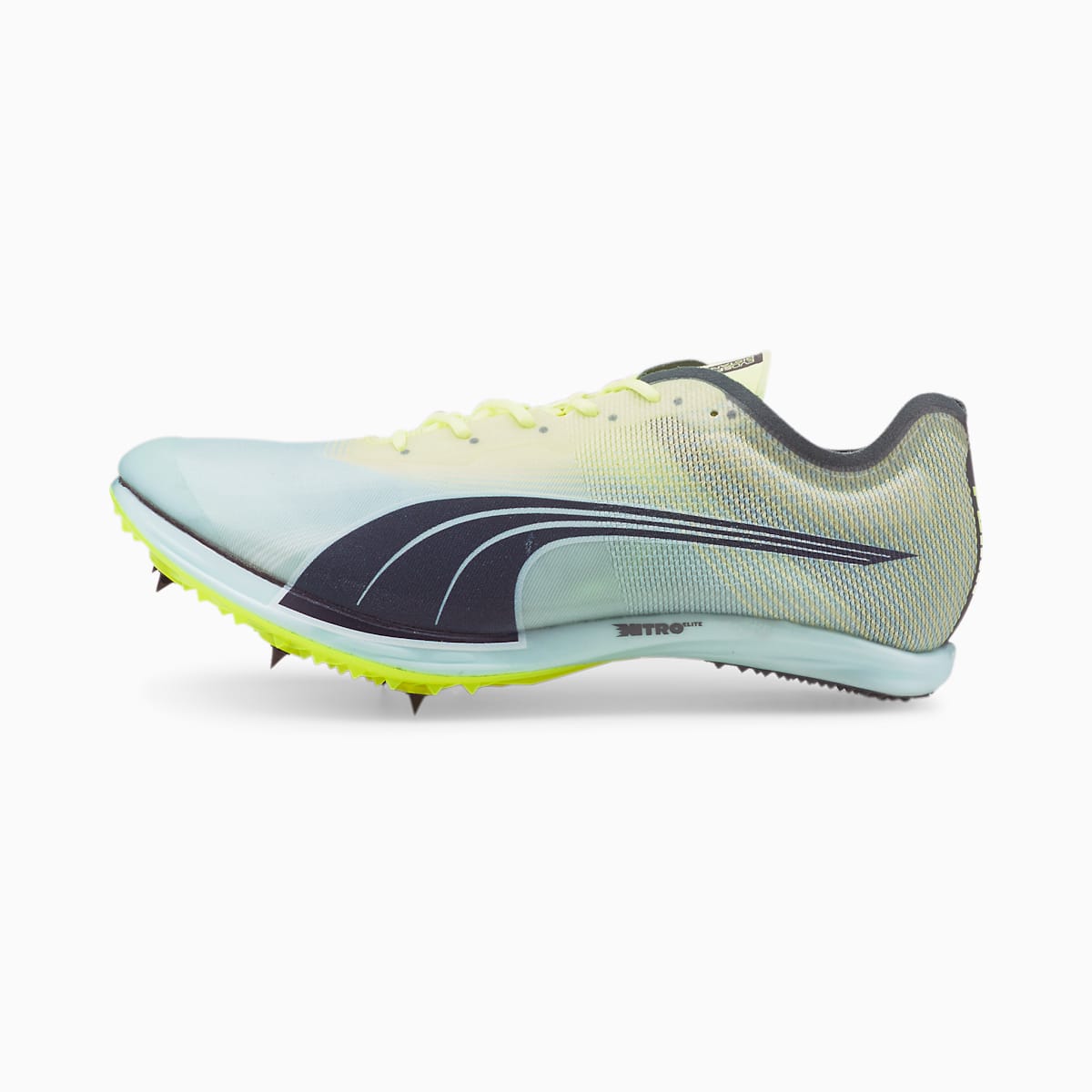 Bezecke Topanky Puma evoSPEED Distance Nitro Elite Track and Field Damske Modre/Svetlo Žlté | SK581073