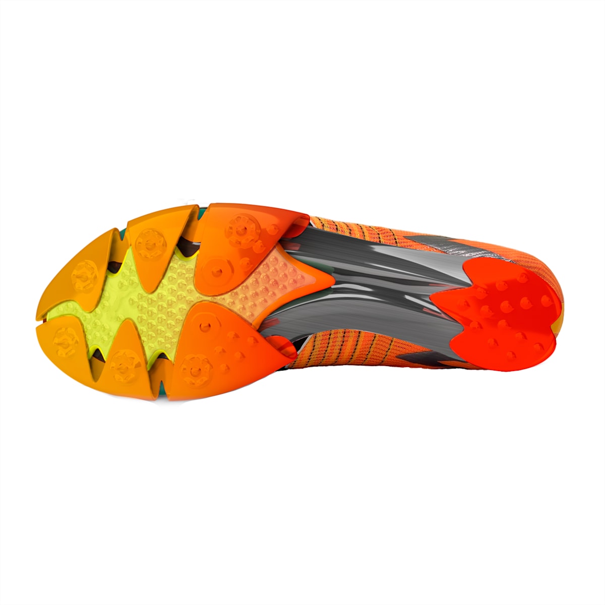 Bezecke Topanky Puma evoSPEED Naio NITRO Elite Track and Field Panske Oranžové/Čierne | SK379081