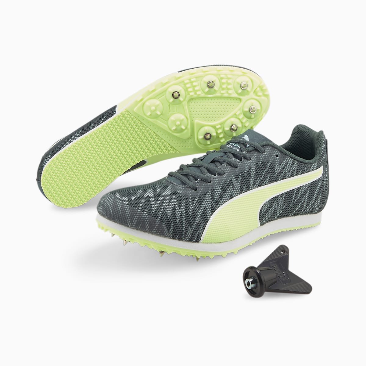 Bezecke Topanky Puma evoSPEED Star 7 Track and Field Youth Spikes Panske Tmavo Zelene | SK567802