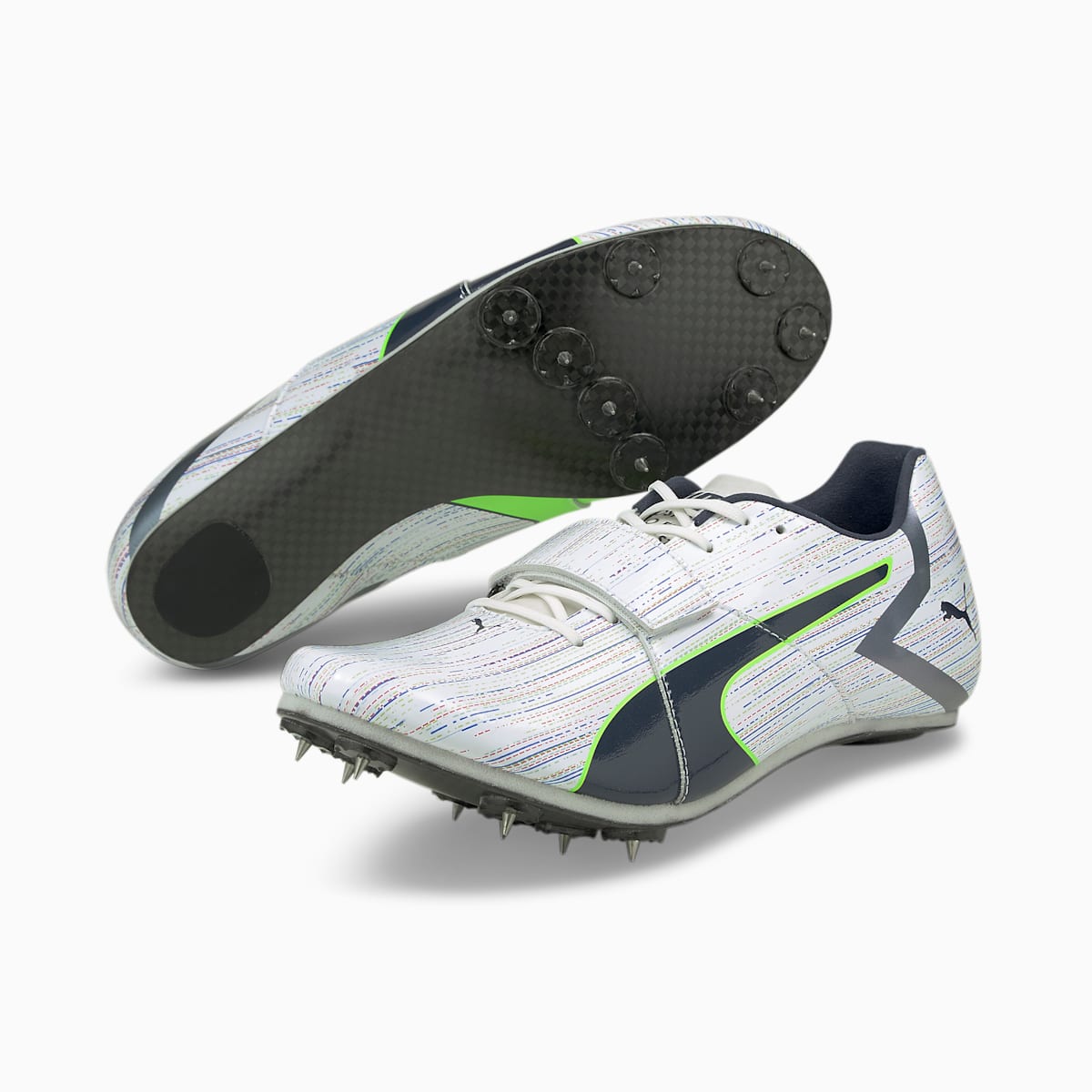 Bezecke Topanky Puma evoSPEED Tokyo Future Nitro Track and Field Panske Biele/Zelene | SK905718