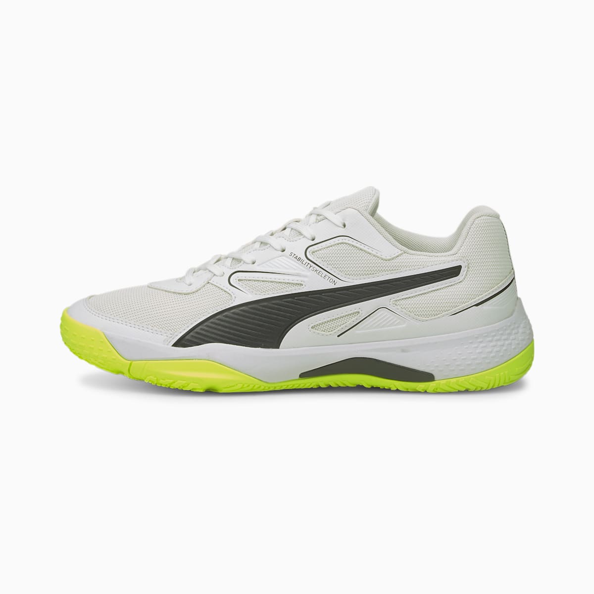 Hadzanarske Tenisky Puma Solarflash Indoor Panske Biele/Čierne/Žlté | SK610983