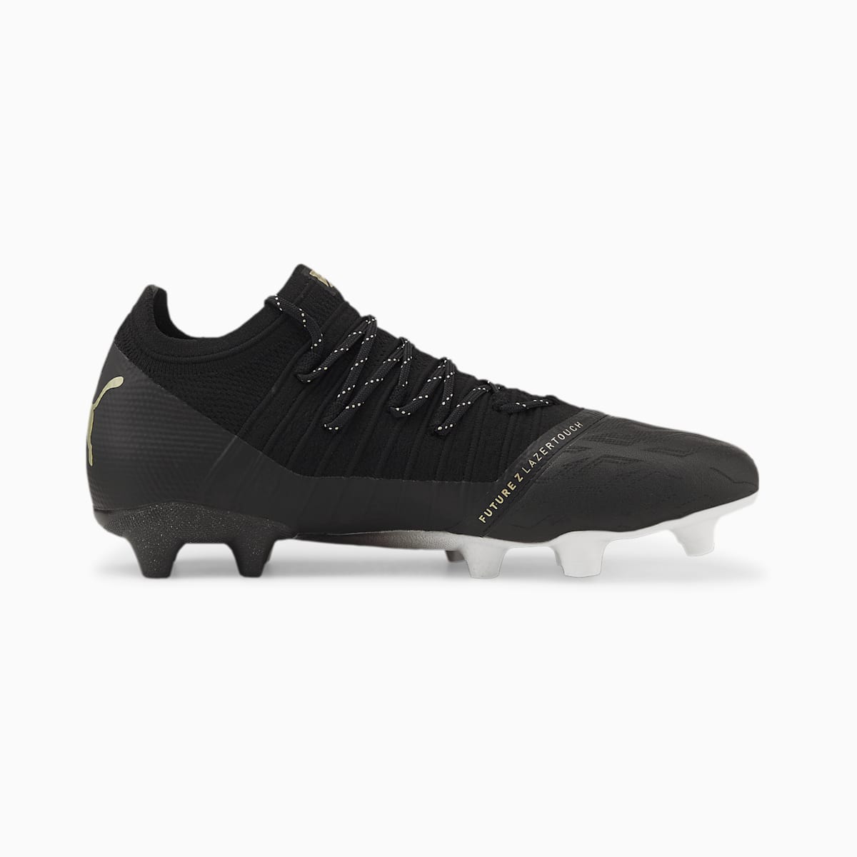 Kopačky Puma FUTURE 1.3 Lazertouch FG/AG Panske Čierne/Metal Zlate/Biele | SK025486