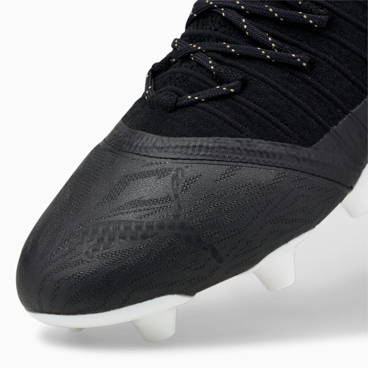 Kopačky Puma FUTURE 1.3 Lazertouch FG/AG Panske Čierne/Metal Zlate/Biele | SK025486