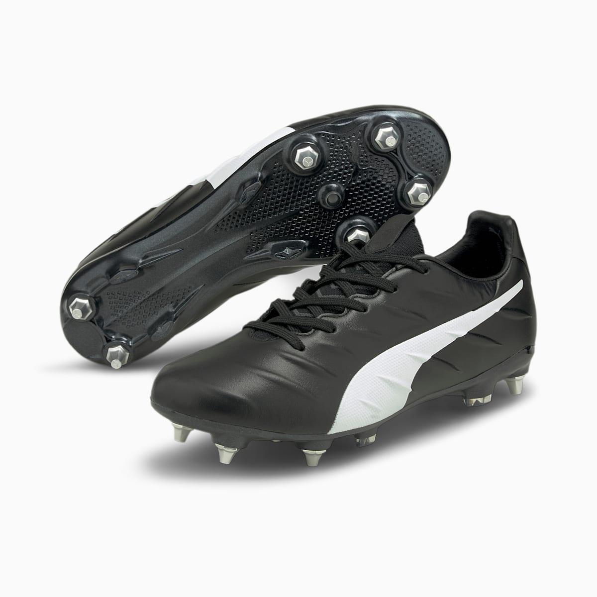 Kopačky Puma KING Platinum 21 MxSG Panske Čierne/Biele | SK015387