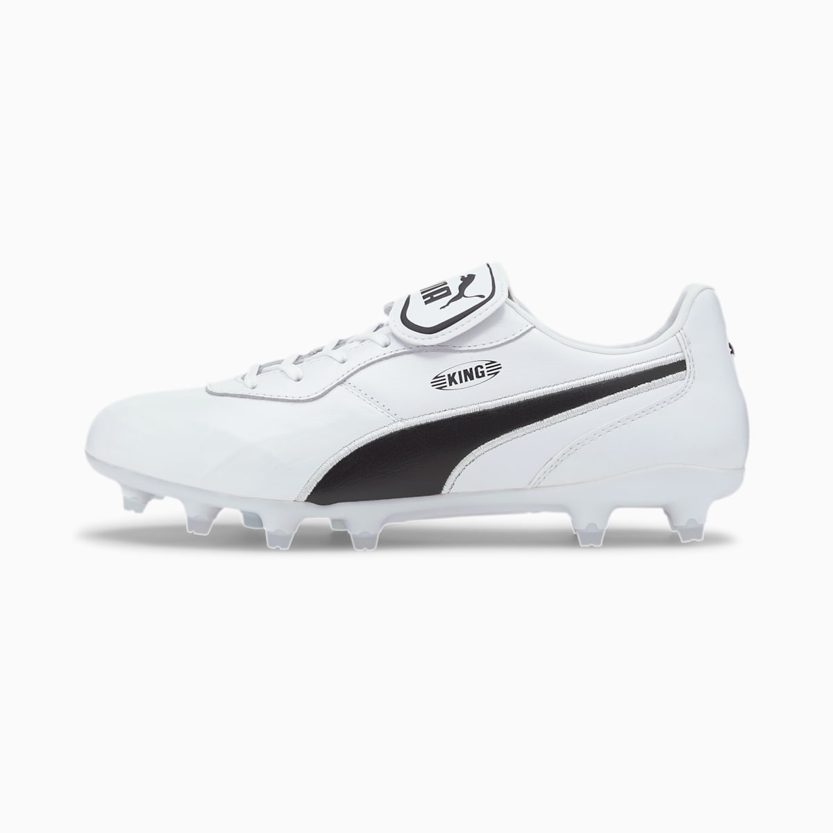 Kopačky Puma KING Top FG Panske Biele/Čierne/Biele | SK901762