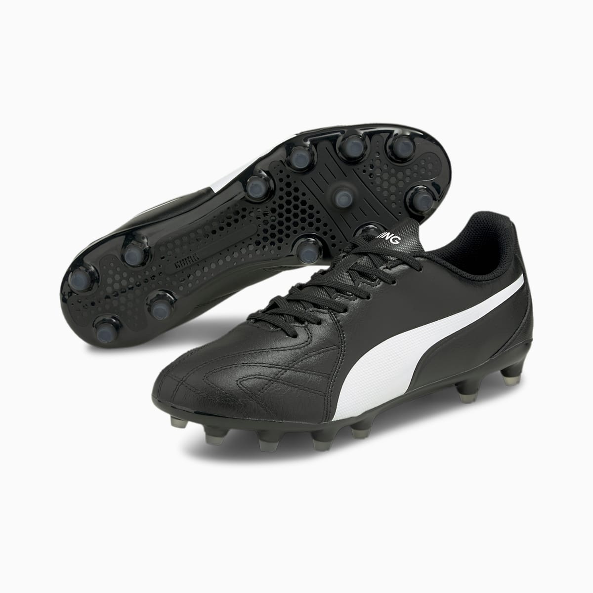 Kopačky Puma King Hero 21 FG Damske Čierne/Biele | SK519426