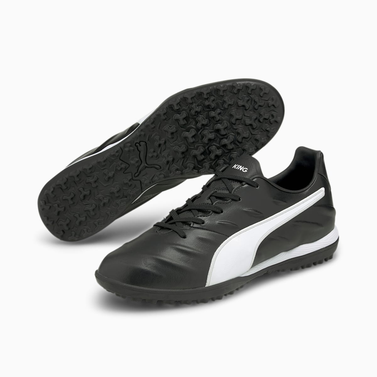 Kopačky Puma King Pro 21 TT Damske Čierne/Biele | SK781452