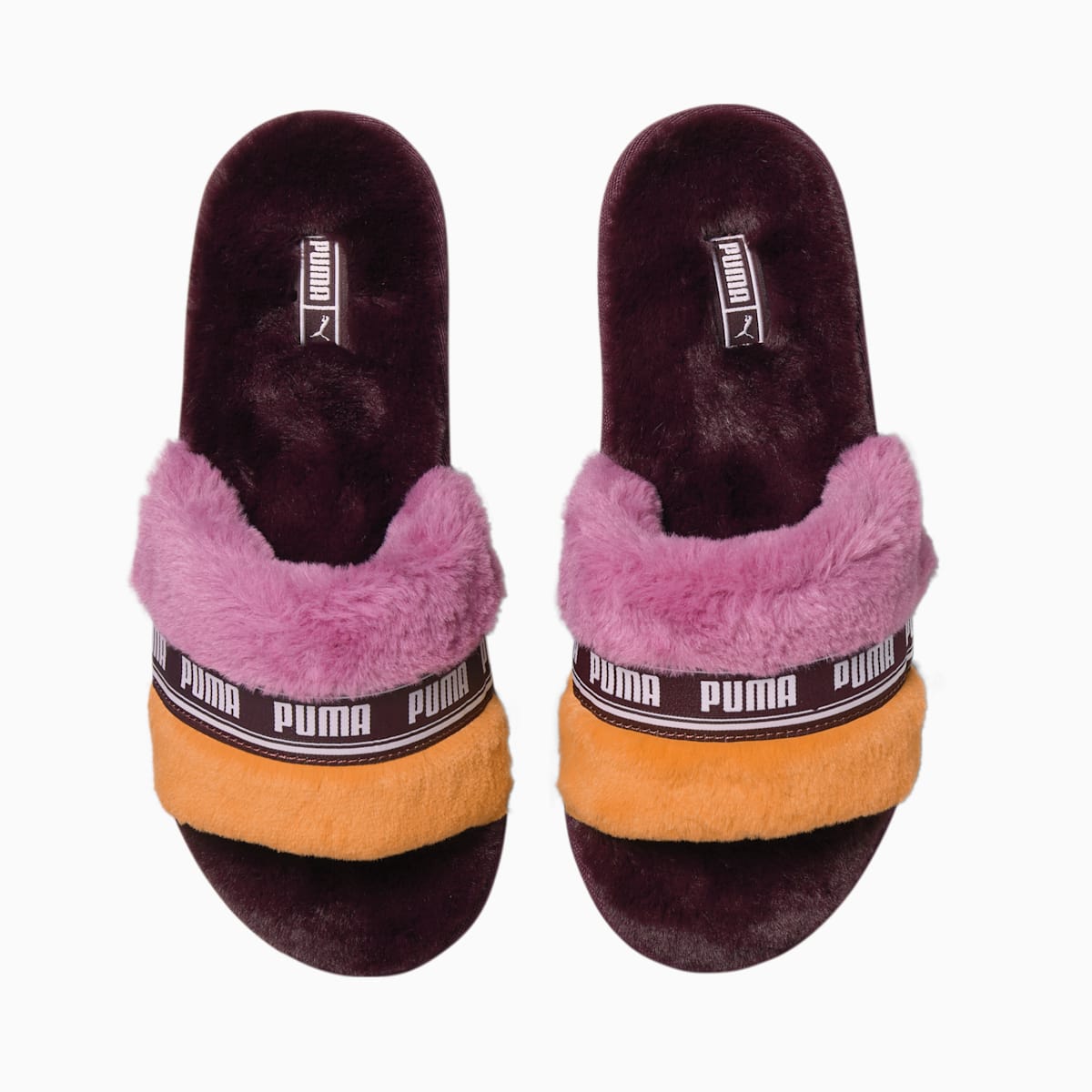 Papuce Puma Fluff Jazzy Damske Nachový/Lavendel/Tmavo Marhule/Fuchsie | SK635074