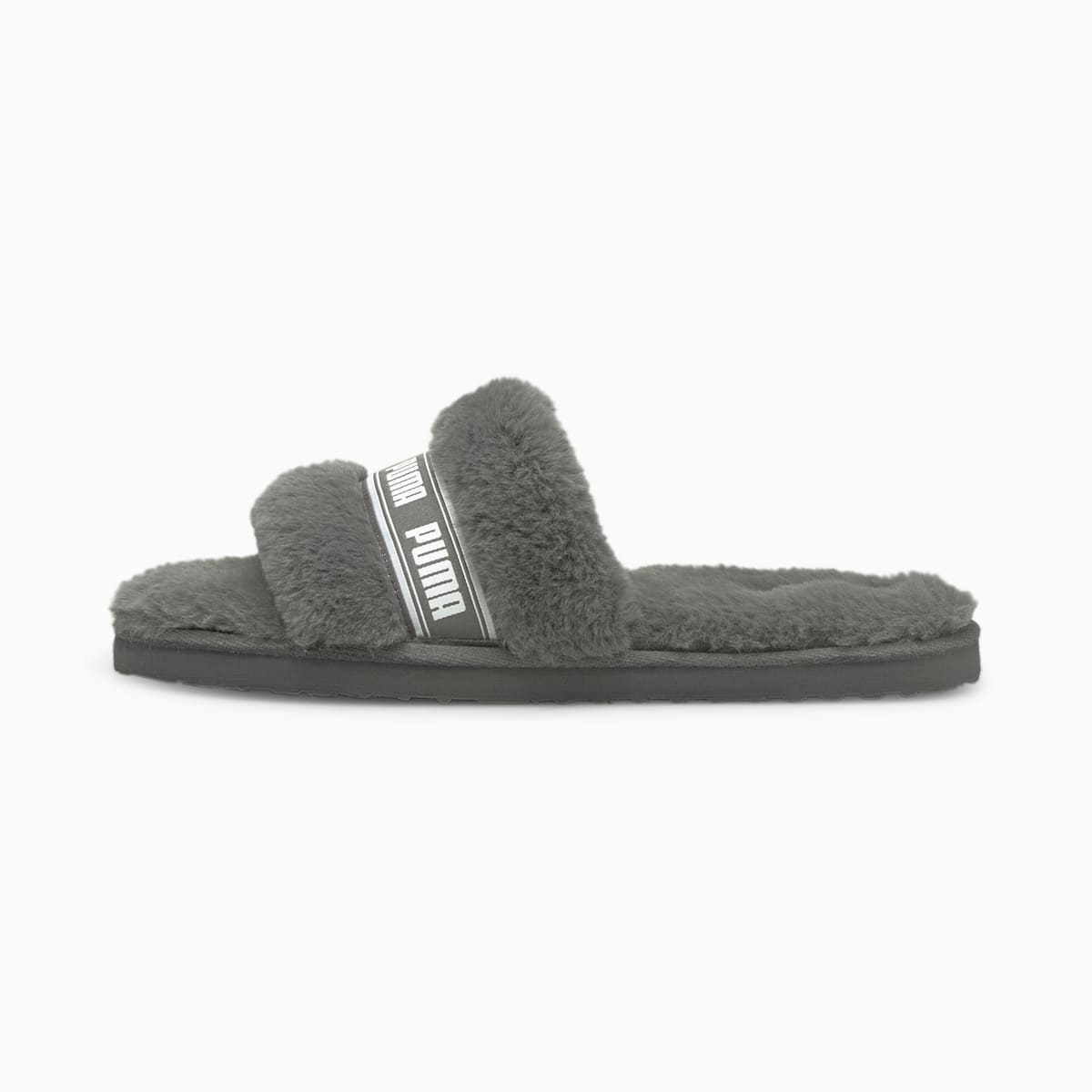 Papuce Puma Fluff Slides Damske Siva/Biele | SK032814