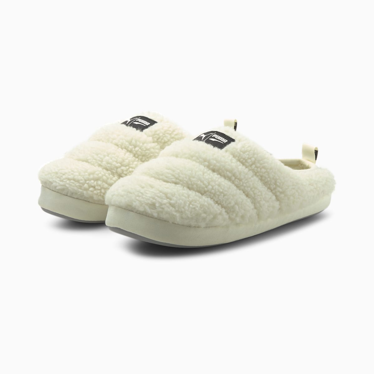 Papuce Puma Scuff Sherpa Damske Biele/Čierne | SK574968