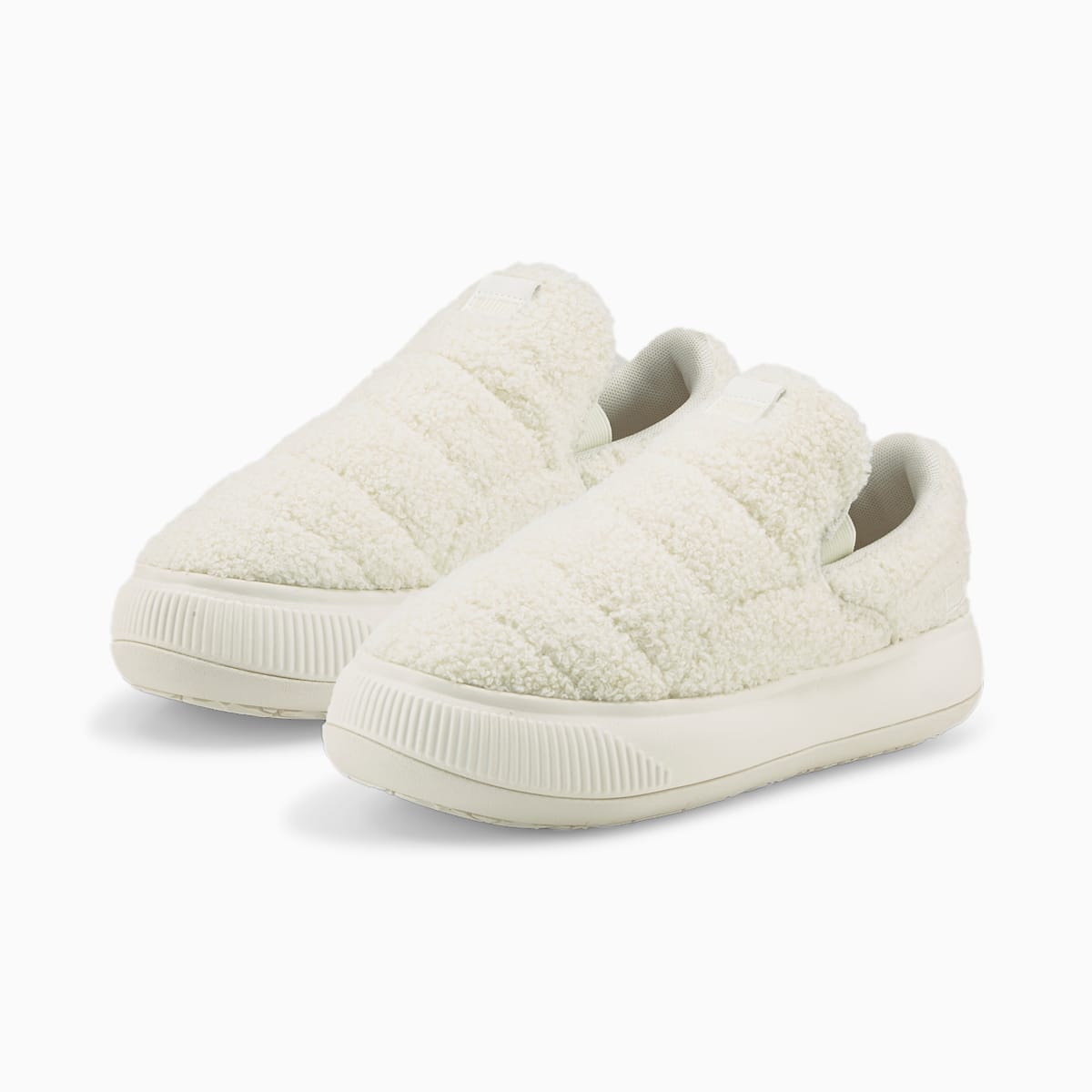 Papuce Puma Suede Mayu Slip-On Teddy Damske Béžové | SK523491