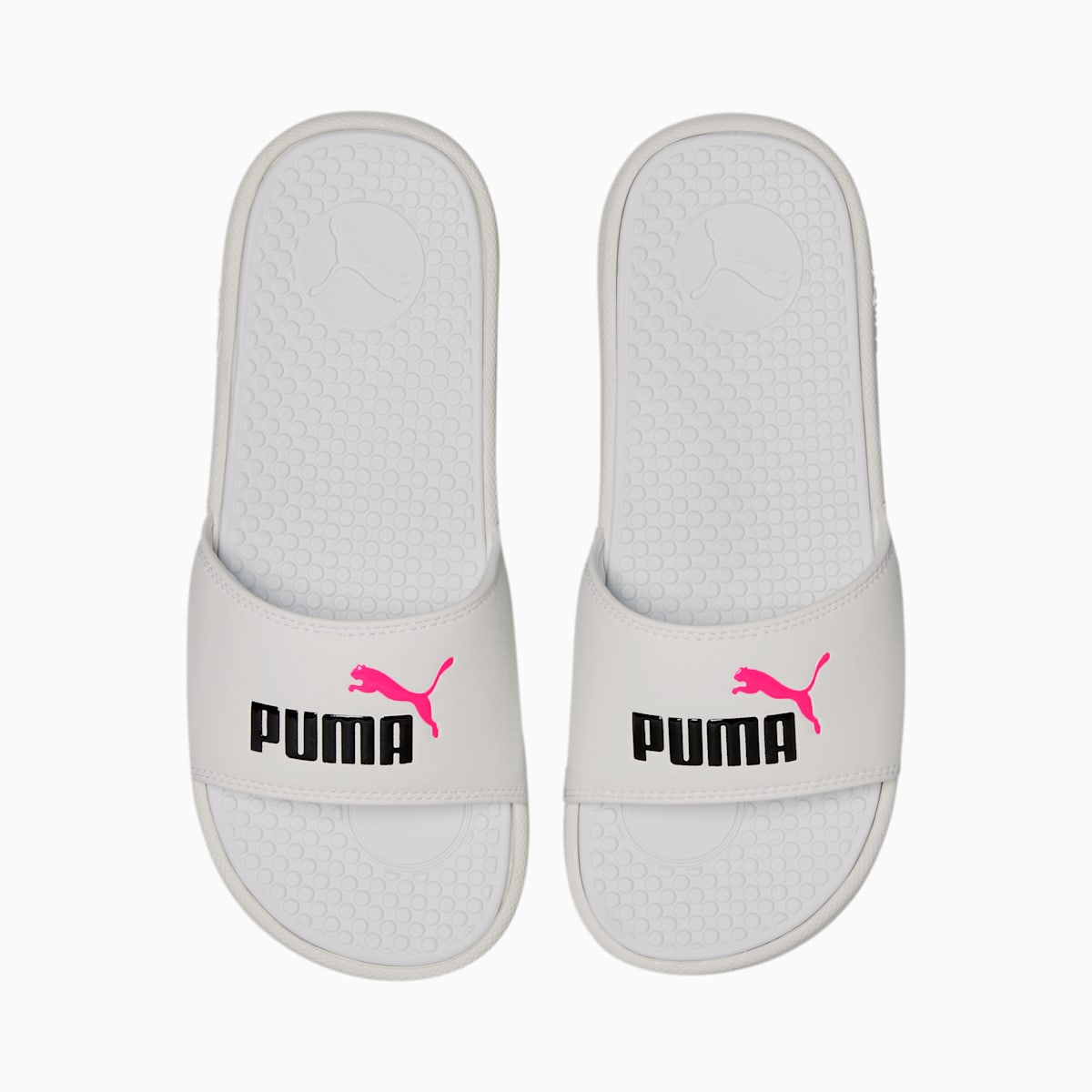 Slapky Puma Cool Cat Slides Damske Biele/Ruzove | SK981425