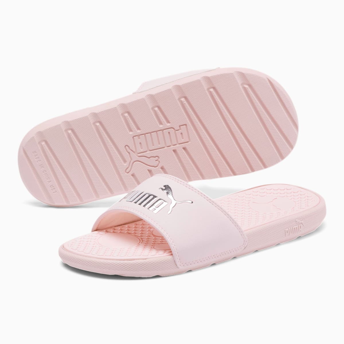 Slapky Puma Cool Cat Slides Damske Ruzove/Strieborne | SK935614