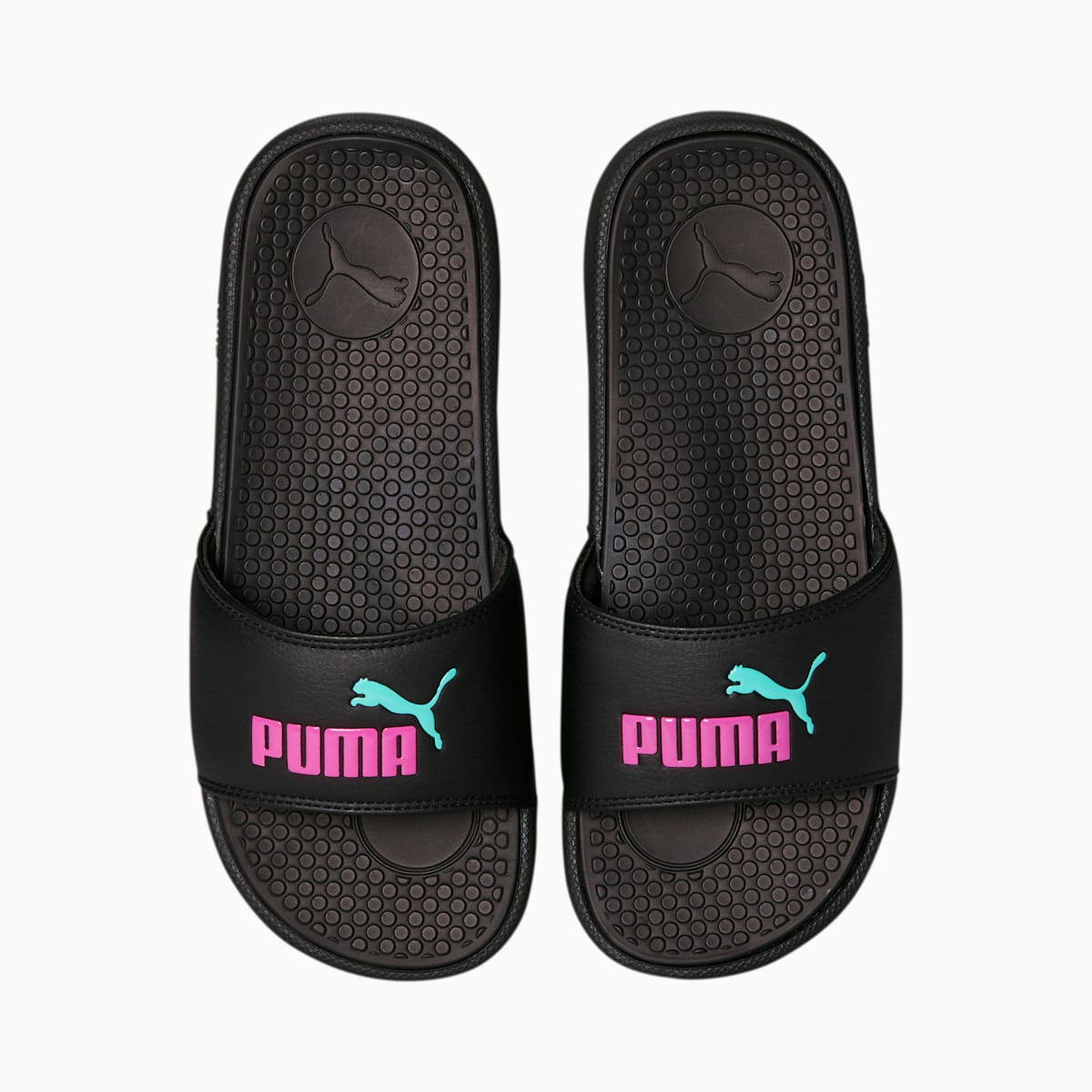 Slapky Puma Cool Cat Slides Damske Čierne/Ruzove | SK725168