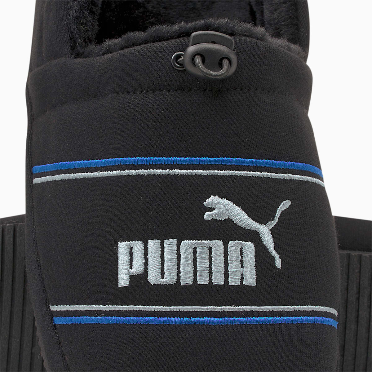 Slapky Puma Tuff Mocc Jersey Panske Čierne/Modre | SK968304