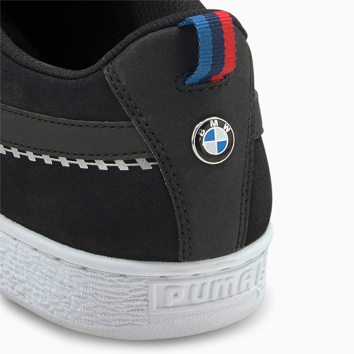 Tenisky Puma BMW MMS Suede XXI Panske Čierne/Biele | SK351967