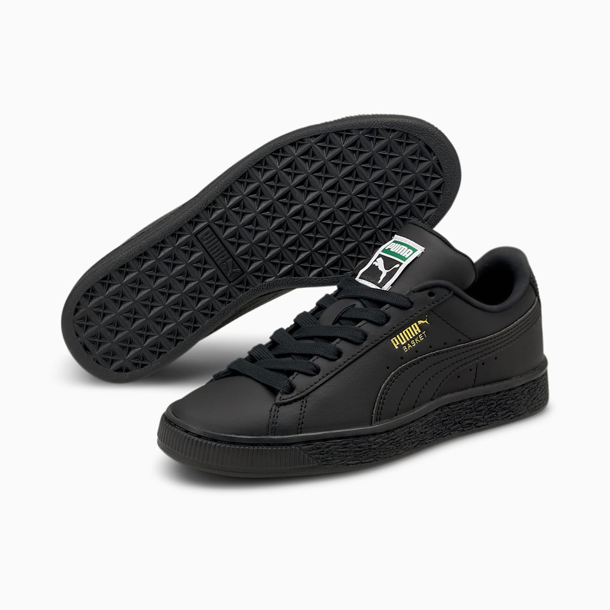 Tenisky Puma Basket Classic XXI JR Chlapcenske Čierne | SK039186