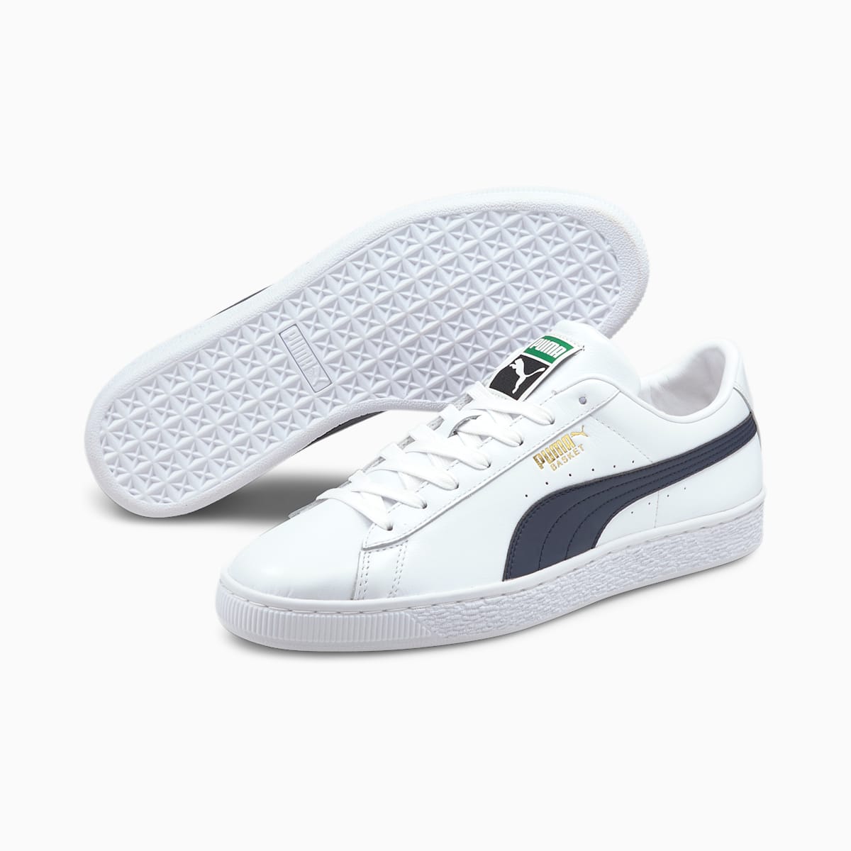 Tenisky Puma Basket Classic XXI Panske Biele/Námornícka Modrá | SK283704