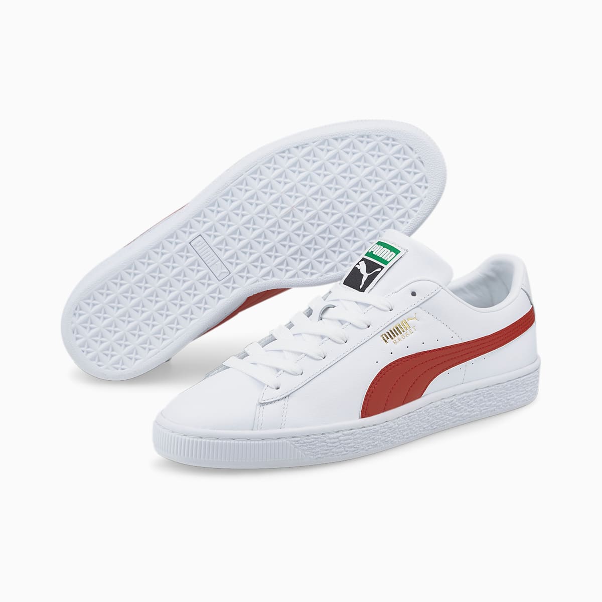 Tenisky Puma Basket Classic XXI Panske Biele/Červené | SK437159