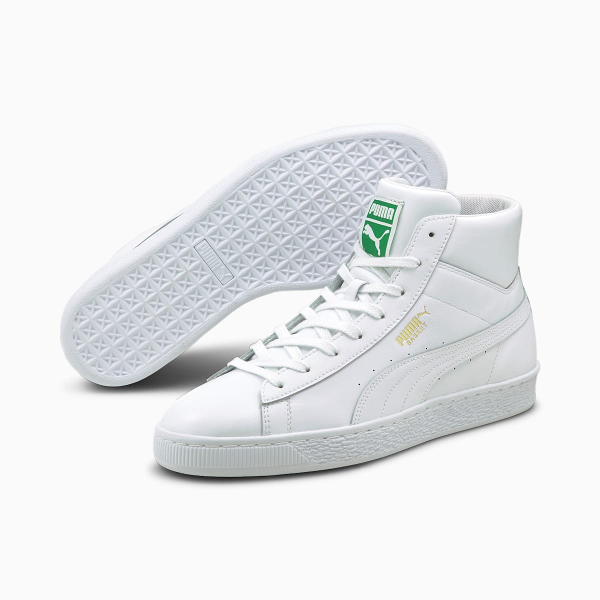 Tenisky Puma Basket Mid XXI Panske Biele | SK183694