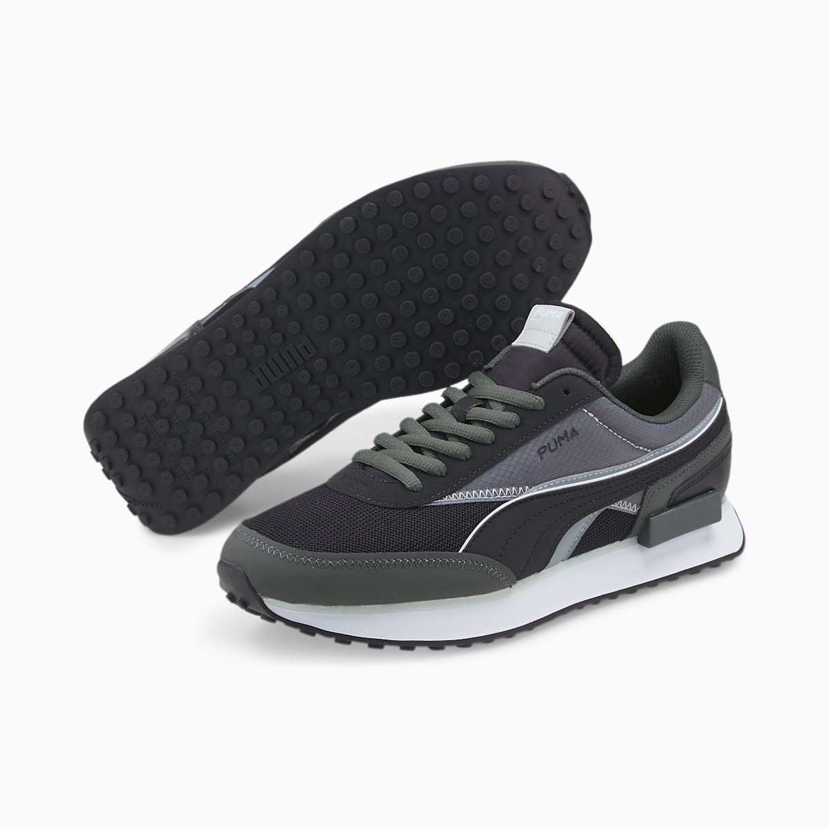 Tenisky Puma Future Rider Double Tech Panske Čierne/Tmavo Siva | SK054781