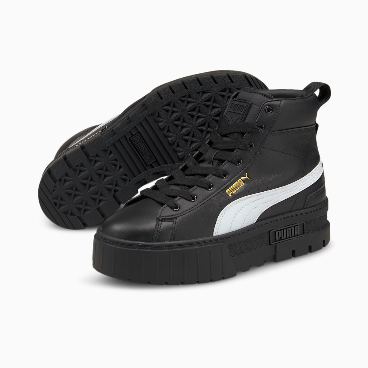 Tenisky Puma Mayze Mid Damske Čierne/Biele | SK842596