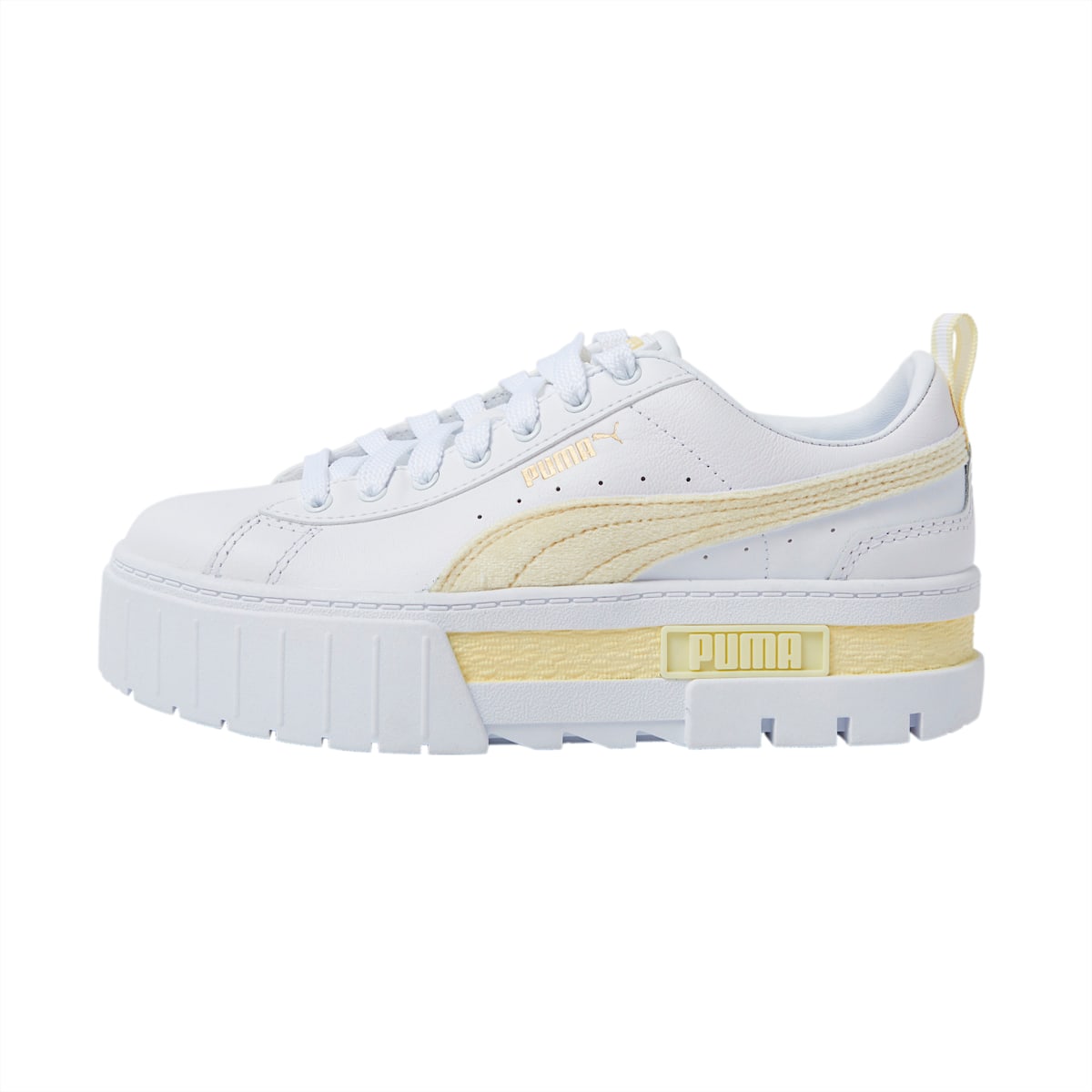 Tenisky Puma Mayze Velour Damske Biele/Kvetinové/Zlate | SK639428