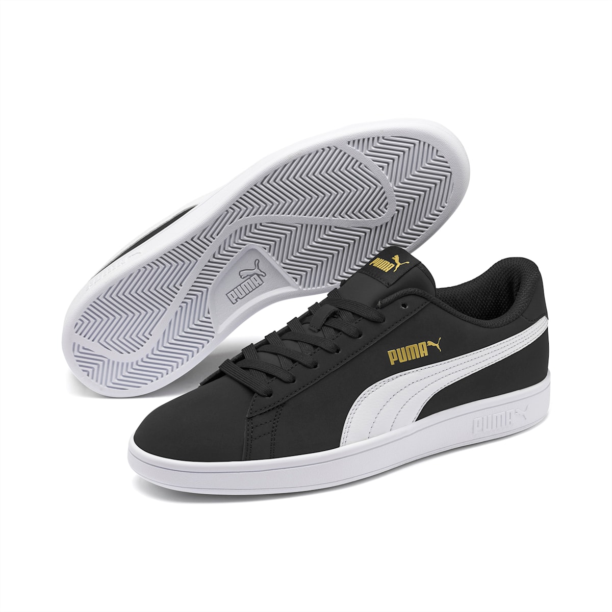 Tenisky Puma PUMA Smash v2 Buck Panske Čierne/Biele/Zlate | SK851062