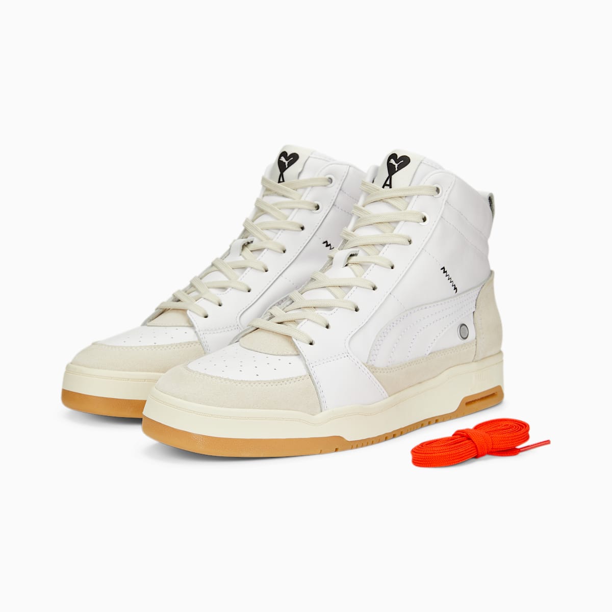 Tenisky Puma PUMA x AMI Slipstream Mid Damske Biele | SK078256