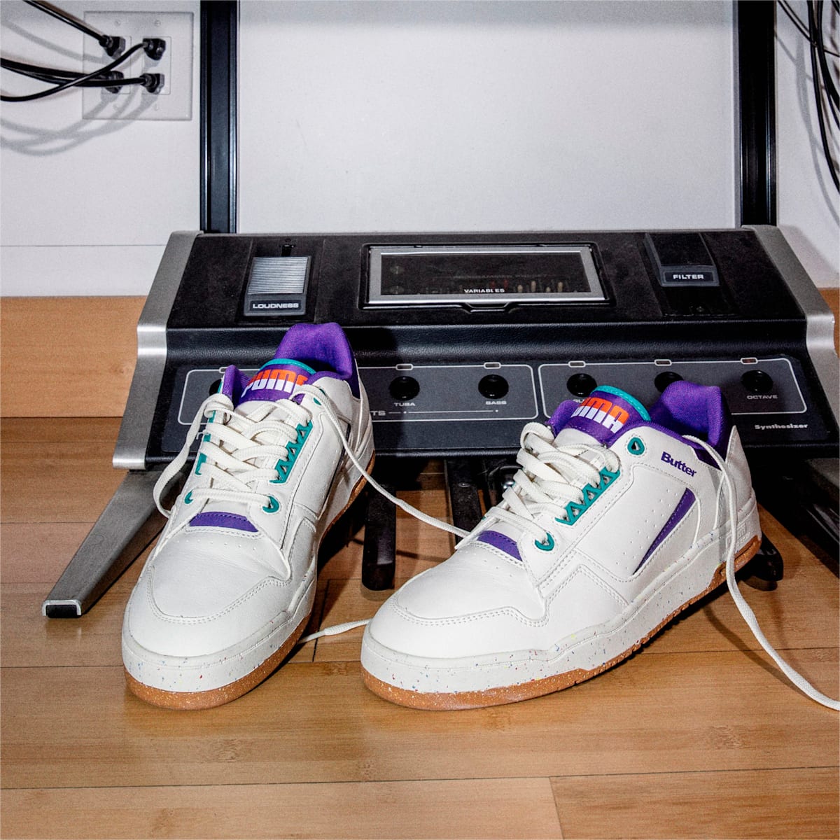 Tenisky Puma PUMA x BUTTER GOODS Slipstream Lo Damske Biele/Nachový | SK527413