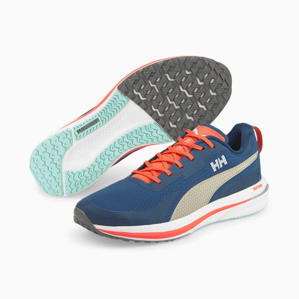 Tenisky Puma PUMA x HELLY HANSEN Velocity Nitro Panske Modre/Zelene/Koralove | SK628034