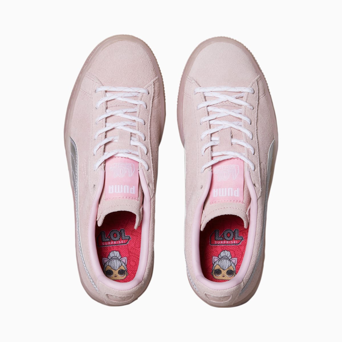 Tenisky Puma PUMA x L.O.L. Surprise! Suede Kitty Queen JR Dievcenske Ruzove | SK865207